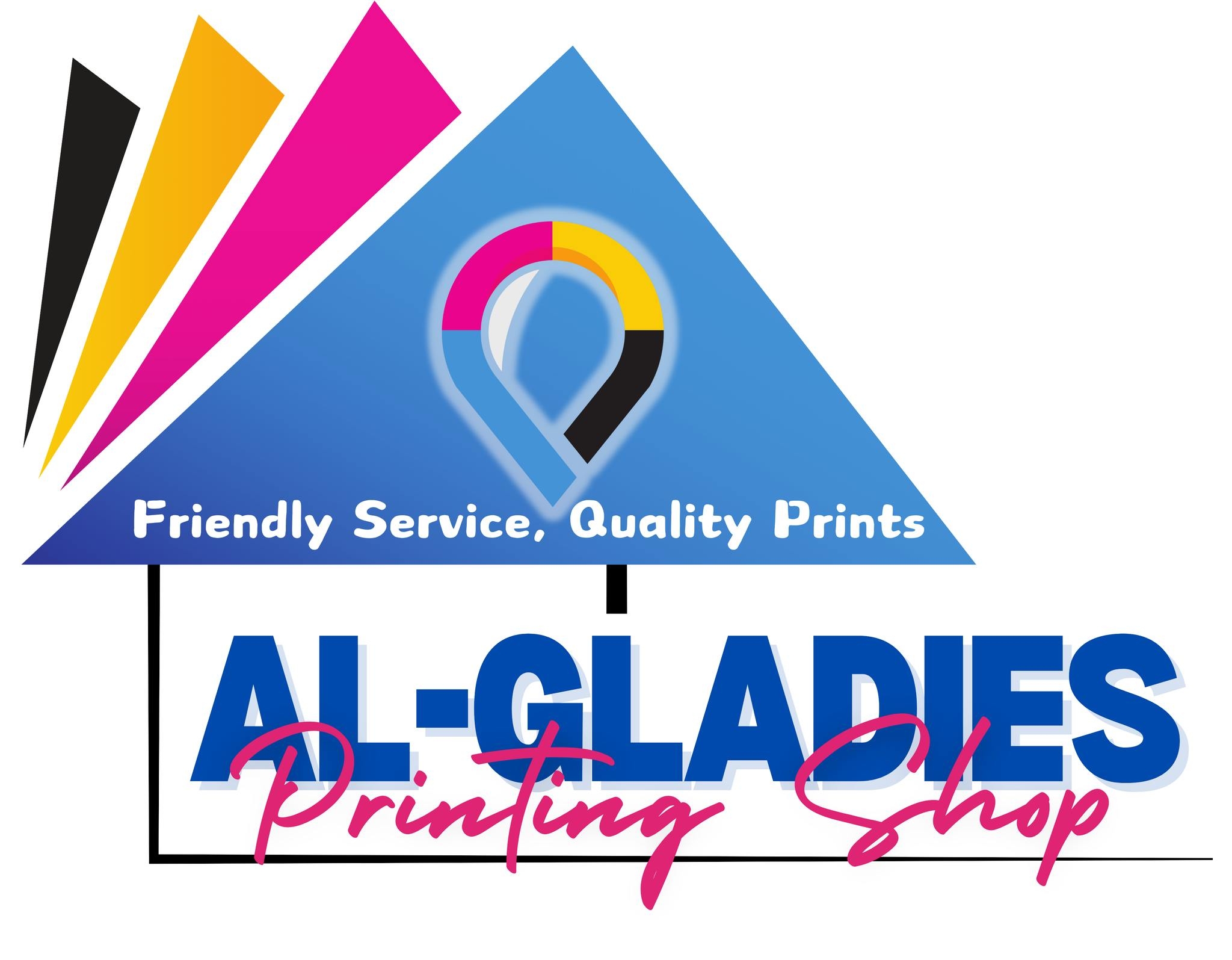 AL GLADIES PRINTING SHOP Logo